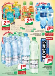 Gazetka promocyjna Dino - Gazetka 8 - Gazetka - ważna od 27.02 do 27.02.2024 - strona 2 - produkty: Dawtona, Sok, Mus, Tiger, Napój gazowany, Szyna, Woda mineralna, Kubuś, Woda, Napój