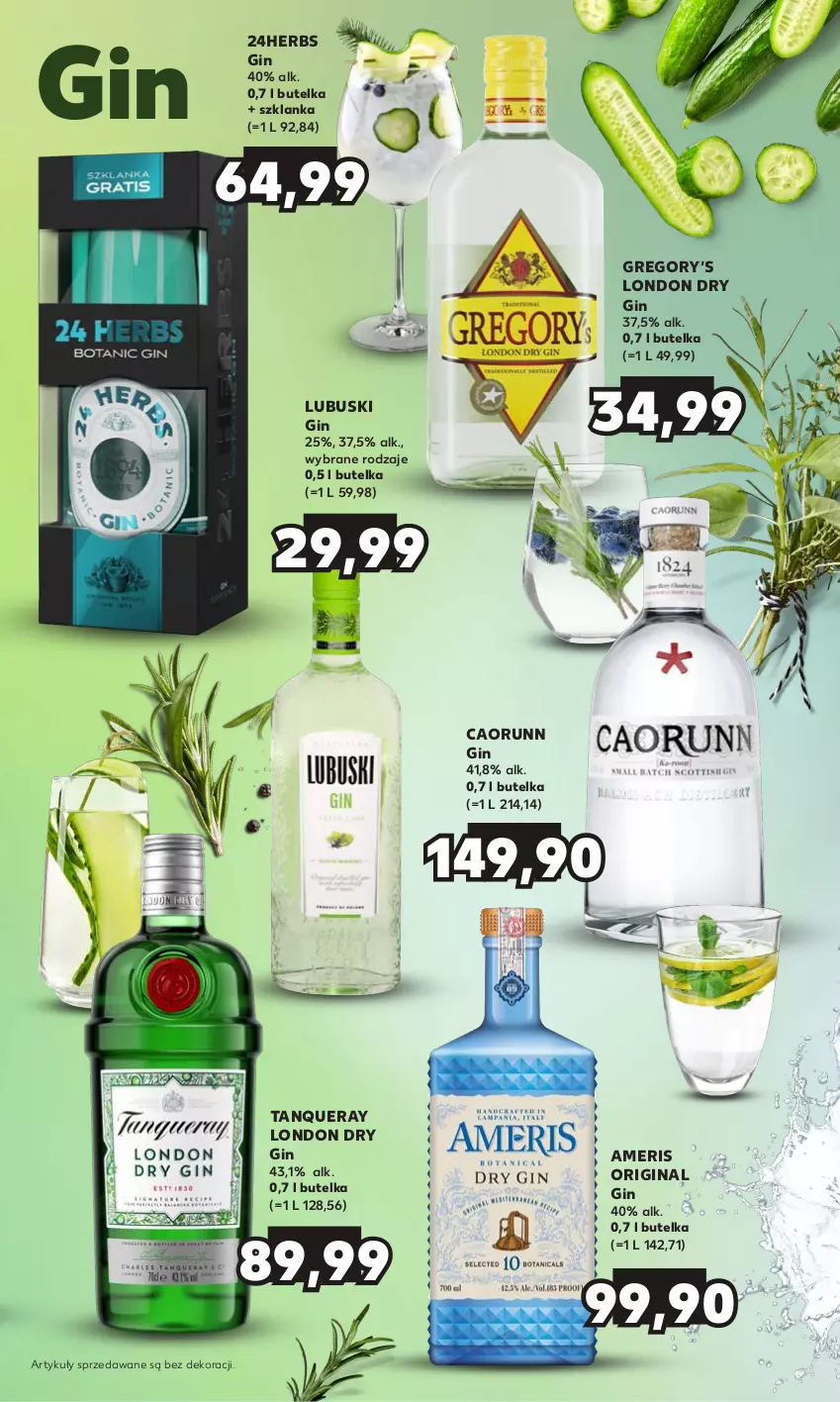 Gazetka promocyjna Kaufland - Barek Kauflandu - ważna 30.11 do 13.12.2023 - strona 13 - produkty: Gin, Szklanka