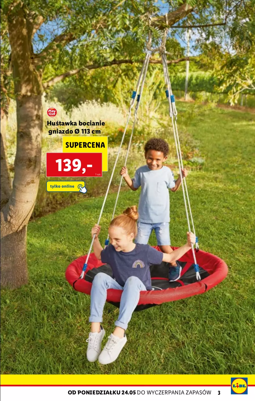 Gazetka promocyjna Lidl - KATALOG SKLEPU ONLINE - ważna 17.05 do 13.06.2021 - strona 3 - produkty: Huśtawka