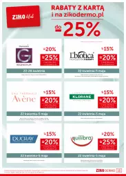 Gazetka promocyjna Ziko - 22 KWIETNIA – 5 MAJA - Gazetka - ważna od 05.05 do 05.05.2021 - strona 15 - produkty: Ser, Acer, Pharmaceris, Klorane, Ducray