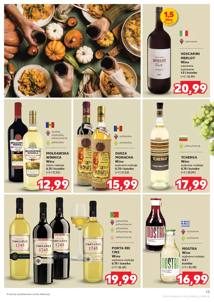 Gazetka promocyjna Kaufland - Barek Kauflandu - ważna 03.10 do 16.10.2024 - strona 13 - produkty: Merlot, Por, Wino, Wino czerwone