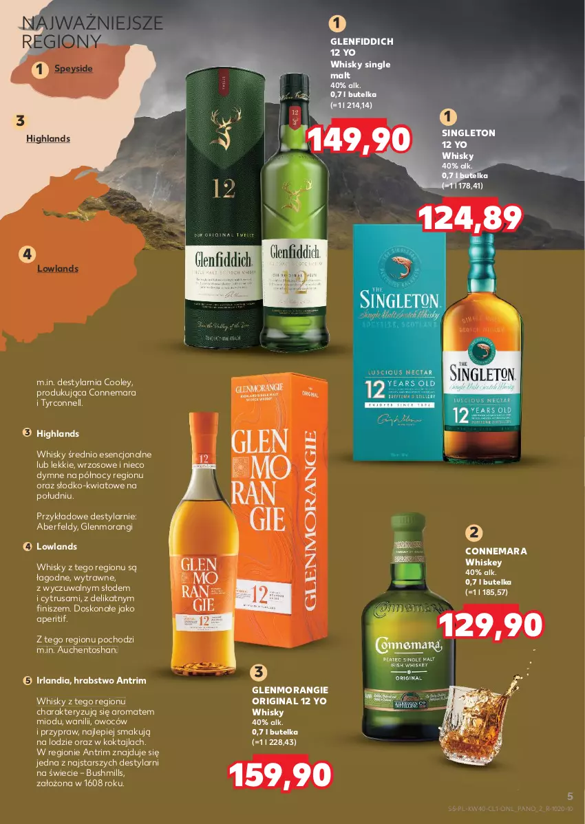 Gazetka promocyjna Kaufland - Barek Kauflandu - ważna 03.10 do 16.10.2024 - strona 5 - produkty: Bushmills, Gin, Whiskey, Whisky