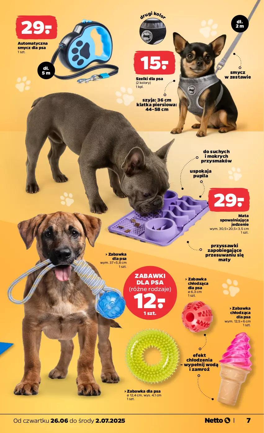 Gazetka promocyjna Netto - Od Czwartku Przemysłowa - ważna 26.06 do 02.07.2025 - strona 7 - produkty: Smycz, Zabawka