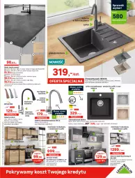 Gazetka promocyjna Leroy Merlin - Nowe Wnętrze - Gazetka - ważna od 26.10 do 26.10.2021 - strona 21 - produkty: Sok, Rum, Gra, Zlew, Kuchnia, Zestaw mebli kuchennych, Zlewozmywak, Kosz, Korpusy, Syfon, Bateria, Amica, Meble, Pokrywa, Lakier