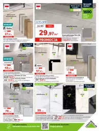 Gazetka promocyjna Leroy Merlin - Nowe Wnętrze - Gazetka - ważna od 26.10 do 26.10.2021 - strona 23 - produkty: Glazura, Por, Gra, Tran, Velvet, Lack, Sport, Gres, Lazur, Gres szkliwiony, Listwa, Fa