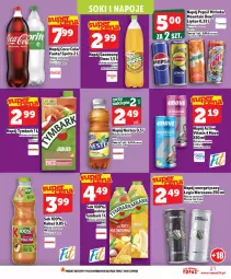 Gazetka promocyjna Topaz - Gazetka - Gazetka - ważna od 07.01 do 07.01.2026 - strona 21 - produkty: Top, Ser, Napój energetyczny, Mirinda, Coca-Cola, Pepsi, Lipton, Tymbark, Fanta, Kubuś, Sprite, Napój, Nestea, Fa