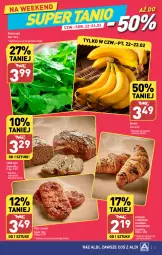 Gazetka promocyjna Aldi - COŚ na weekend - Gazetka - ważna od 24.02 do 24.02.2024 - strona 3 - produkty: Banany, Salami, Rukola, Croissant, Pizza, Chleb