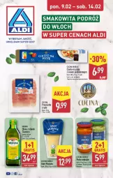 Gazetka promocyjna Aldi - Smakowita podróż do Włoch - Gazetka - ważna od 14.02 do 14.02.2026 - strona 1 - produkty: Sos, Gra, Smakowita, Prosciutto, Pesto, Oliwa z oliwek, Monini, Oliwa
