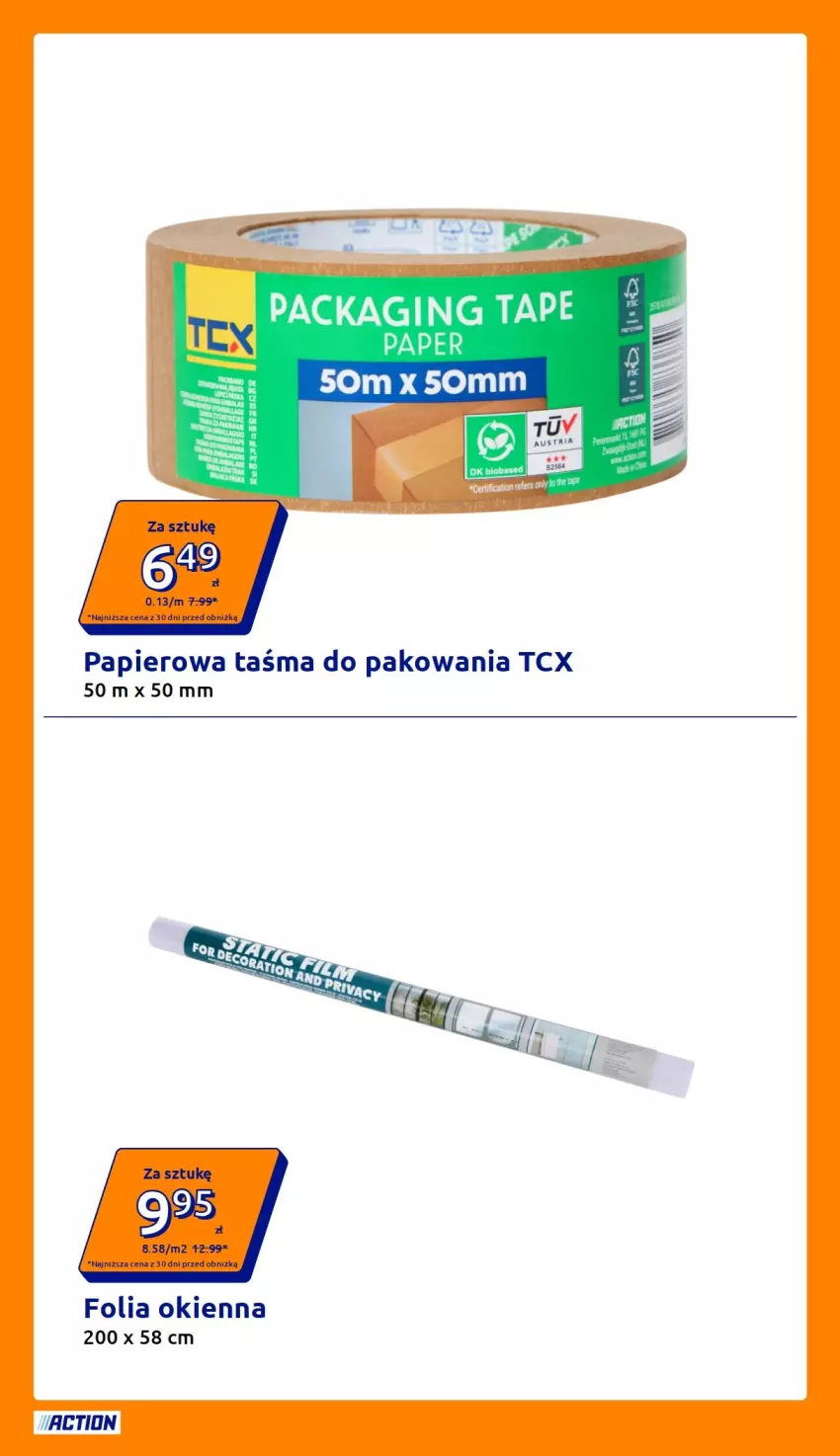 Gazetka promocyjna Action - Gazetka tydzień 32 2026 - ważna 05.08 do 11.08.2026 - strona 19 - produkty: Gin, Papier