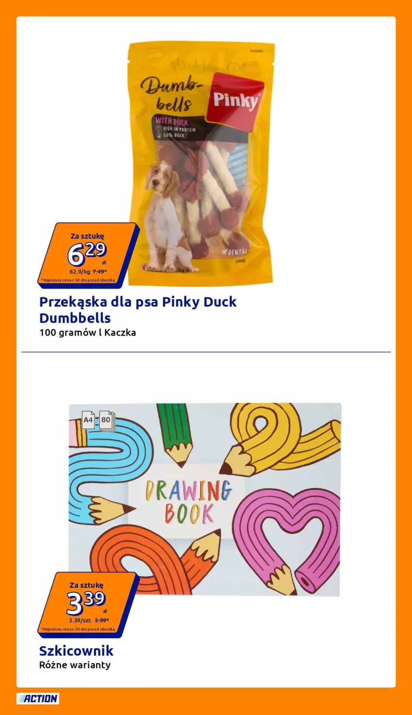 Gazetka promocyjna Action - Gazetka tydzień 32 2026 - ważna 05.08 do 11.08.2026 - strona 2 - produkty: Bell, Duck, Gra, Kaczka, Szkicownik
