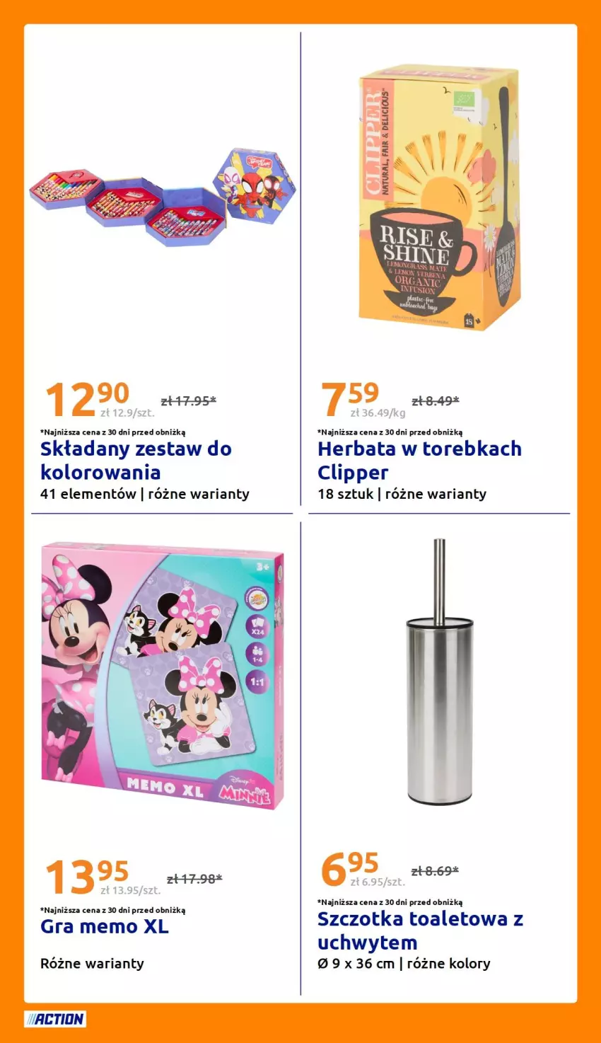 Gazetka promocyjna Action - Gazetka tydzień 32 2026 - ważna 05.08 do 11.08.2026 - strona 30 - produkty: Fa, Gra, Herbata, Szczotka, Torebka