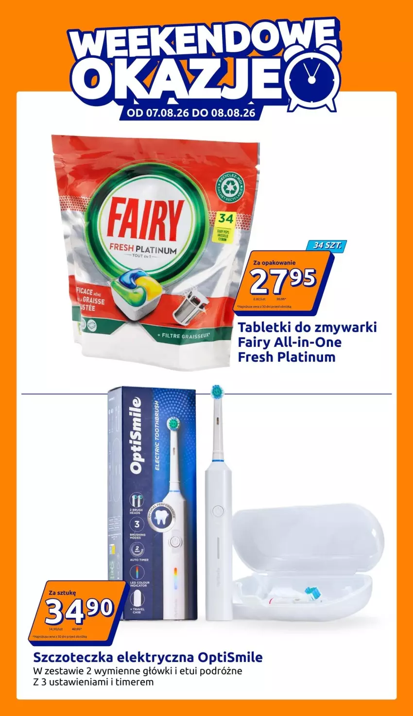 Gazetka promocyjna Action - Gazetka tydzień 32 2026 - ważna 05.08 do 11.08.2026 - strona 6 - produkty: Fa, Fairy, Gra, Szczoteczka, Tablet, Tabletki do zmywarki, Zmywarki