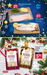 Gazetka promocyjna Stokrotka - Supermarket - Gazetka - ważna od 28.12 do 28.12.2021 - strona 11 - produkty: Pierogi, Filet z mintaja, Mintaj, Lazur