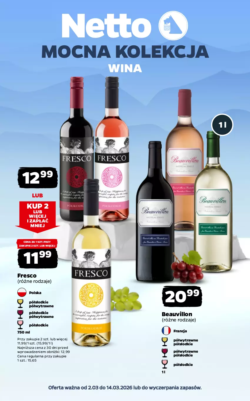 Gazetka promocyjna Netto - Alkohole - Mocne - ważna 02.03 do 14.03.2026 - strona 1 - produkty: Fresco
