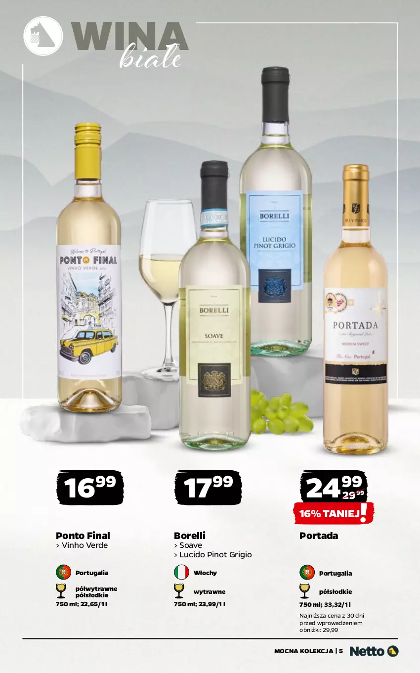Gazetka promocyjna Netto - Alkohole - Mocne - ważna 02.03 do 14.03.2026 - strona 5 - produkty: Pinot Grigio, Por, Portada