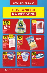 Gazetka promocyjna Aldi - Katalog weekendowy - Gazetka - ważna od 24.03 do 24.03.2024 - strona 2 - produkty: Kurczak, Polędwica, Ser, Jogurt, Stek, Golden Seafood, Serek, Edam, Tuńczyk, Dorsz, Kefir