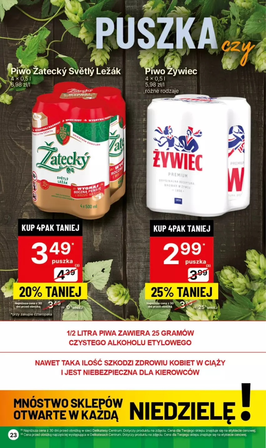 Gazetka promocyjna Delikatesy Centrum - Dyskontowe ceny w Delikatesach Centrum - ważna 15.02 do 21.02.2024 - strona 23 - produkty: Gra, Piec, Piwa, Piwo, Rum