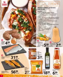 Gazetka promocyjna Selgros - Katalog Pasja i Zdrowie - Gazetka - ważna od 27.10 do 27.10.2021 - strona 6 - produkty: Piec, Halibut, Kurkuma, Warzywa, Sos, Sok, Ser, Por, Bell, Jogurt, Cytryny, Chipsy, Pasta warzywna, Kawa, Ziemniaki, Plasterki, Portobello, Pstrąg, Feta, Olej, Szpinak, Pstrąg łososiowy, Fa