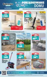 Gazetka promocyjna Biedronka - Home - Gazetka - ważna od 11.04 do 11.04.2026 - strona 4 - produkty: Robot sprzątający, Odkurzacz, Por, Mop, Deska do prasowania, Tran, Vileda, Robot, Sport