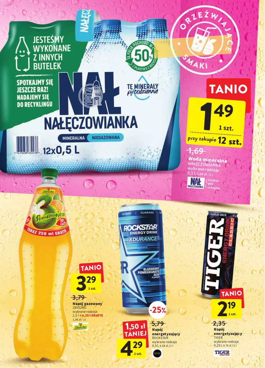 Gazetka promocyjna Intermarche - Gazetka Intermarche - ważna 27.10 do 02.11.2022 - strona 34 - produkty: Gra, Napój, Napój gazowany, Tiger, Woda, Woda mineralna