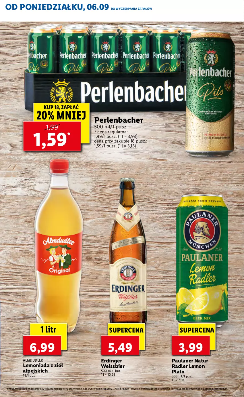 Gazetka promocyjna Lidl - KATALOG Z OFERTĄ ALPENFEST - ważna 06.09 do 10.09.2021 - strona 12 - produkty: Lemoniada, NBA, Radler