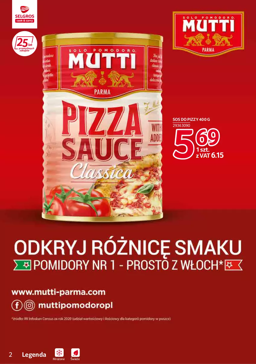 Gazetka promocyjna Selgros - Katalog Markowe Produkty - ważna 03.02 do 16.02.2022 - strona 2 - produkty: Sos, Sos do pizzy