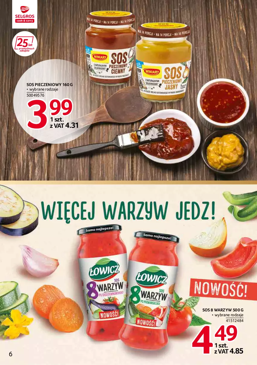 Gazetka promocyjna Selgros - Katalog Markowe Produkty - ważna 03.02 do 16.02.2022 - strona 6 - produkty: Piec, Sos, Sos pieczeniowy