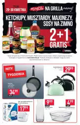 Gazetka promocyjna Stokrotka - Supermarket - Gazetka - ważna od 05.05 do 05.05.2021 - strona 4 - produkty: Brita Maxtra, Majonez, Ketchup, Sos, Pur, Mus, Gra, Brit, Czajnik, Salaterka, Karafka, Patelnia, Brita