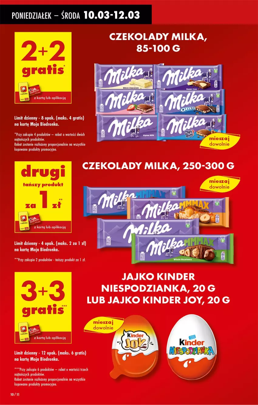 Gazetka promocyjna Biedronka - Od Poniedziałku - ważna 10.03 do 15.03.2025 - strona 12 - produkty: Gra, Kinder, Milka, Por