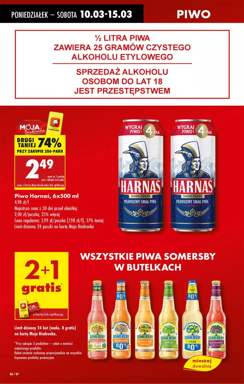 Gazetka promocyjna Biedronka - Od Poniedziałku - ważna 10.03 do 15.03.2025 - strona 52 - produkty: Fa, Robot, Somersby