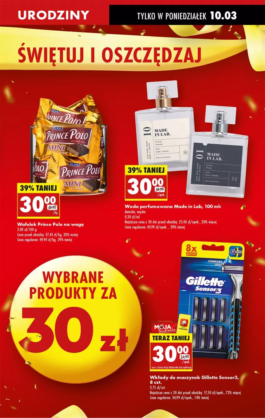 Gazetka promocyjna Biedronka - Od Poniedziałku - ważna 10.03 do 15.03.2025 - strona 67 - produkty: Gillette, Lack, Perfum, Woda, Woda perfumowana