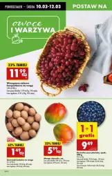 Gazetka promocyjna Biedronka - Od Poniedziałku - Gazetka - ważna od 15.03 do 15.03.2025 - strona 20 - produkty: Borówka, Borówka amerykańska, Ziemniaki, Winogrona, Wino