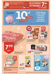 Gazetka promocyjna Auchan - Magia Świątecznych Okazji Moje Auchan - Gazetka - ważna od 01.12 do 01.12.2021 - strona 2 - produkty: Mięso mielone z szynki, Mięso mielone, Gra, Pizza, Kabanos, Mięso, Kinder