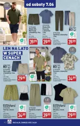 Gazetka promocyjna Aldi - Artykuły przemysłowe i tekstylia - Gazetka - ważna od 07.06 do 07.06.2025 - strona 10 - produkty: Szorty, Bermudy, Kosz, Koszula, Moda, Spodnie, Fa
