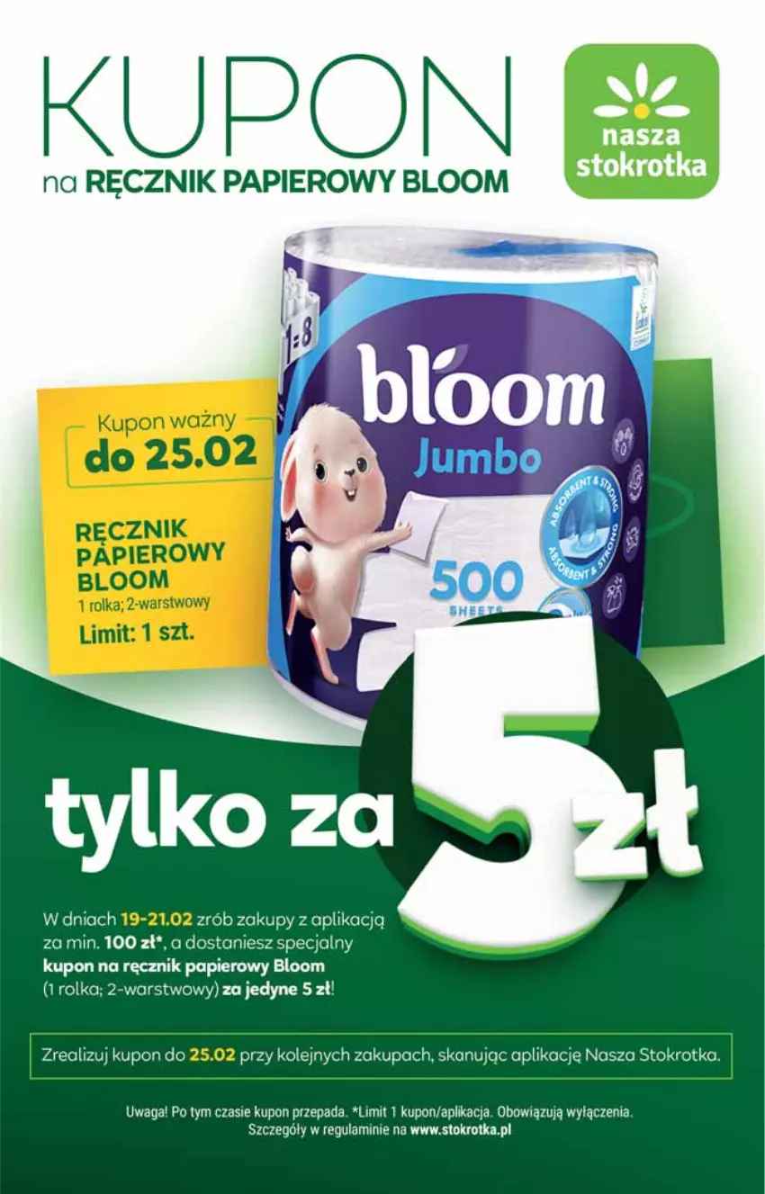 Gazetka promocyjna Stokrotka - Supermarket - ważna 19.02 do 25.02.2026 - strona 2 - produkty: Olej, Papier, Ręcznik, Waga