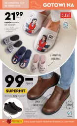 Gazetka promocyjna Biedronka - Okazje tygodnia od 09.10 - Gazetka - ważna od 21.10 do 21.10.2023 - strona 22 - produkty: Kapcie, Buty