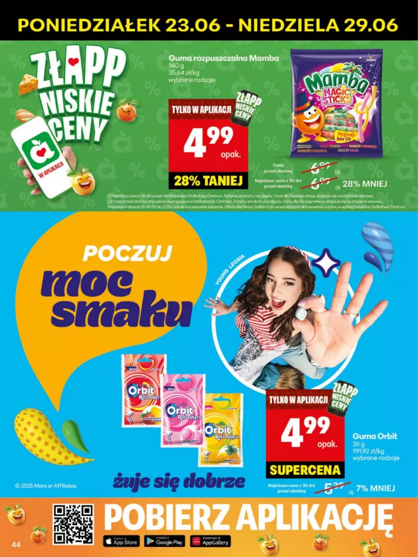 Gazetka promocyjna Delikatesy Centrum - Franczyza DC26 Poniedziałek - ważna 23.06 do 29.06.2025 - strona 44