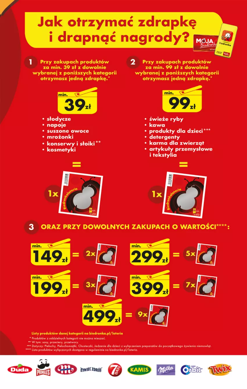 Gazetka promocyjna Biedronka - Gazetka - Biedronka.pl - ważna 13.03 do 18.03.2023 - strona 3 - produkty: Chusteczki, Dzieci, Hama, Kawa, Owoce, Pieluchy, Ser