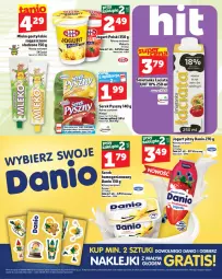 Gazetka promocyjna Topaz - Gazetka - Gazetka - ważna od 19.02 do 19.02.2025 - strona 11 - produkty: Ser, Danone, Jogurt, Mlekovita, Serek homogenizowany, Serek, Danio, Jogurt pitny, Mleko