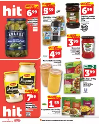 Gazetka promocyjna Topaz - Gazetka - Gazetka - ważna od 19.02 do 19.02.2025 - strona 12 - produkty: Majonez, Koncentrat pomidorowy, Krakus, Top, Ser, Mus, Oliwki, Winiary, Mola, Kamis, Ole!, Pomidory, Musztarda