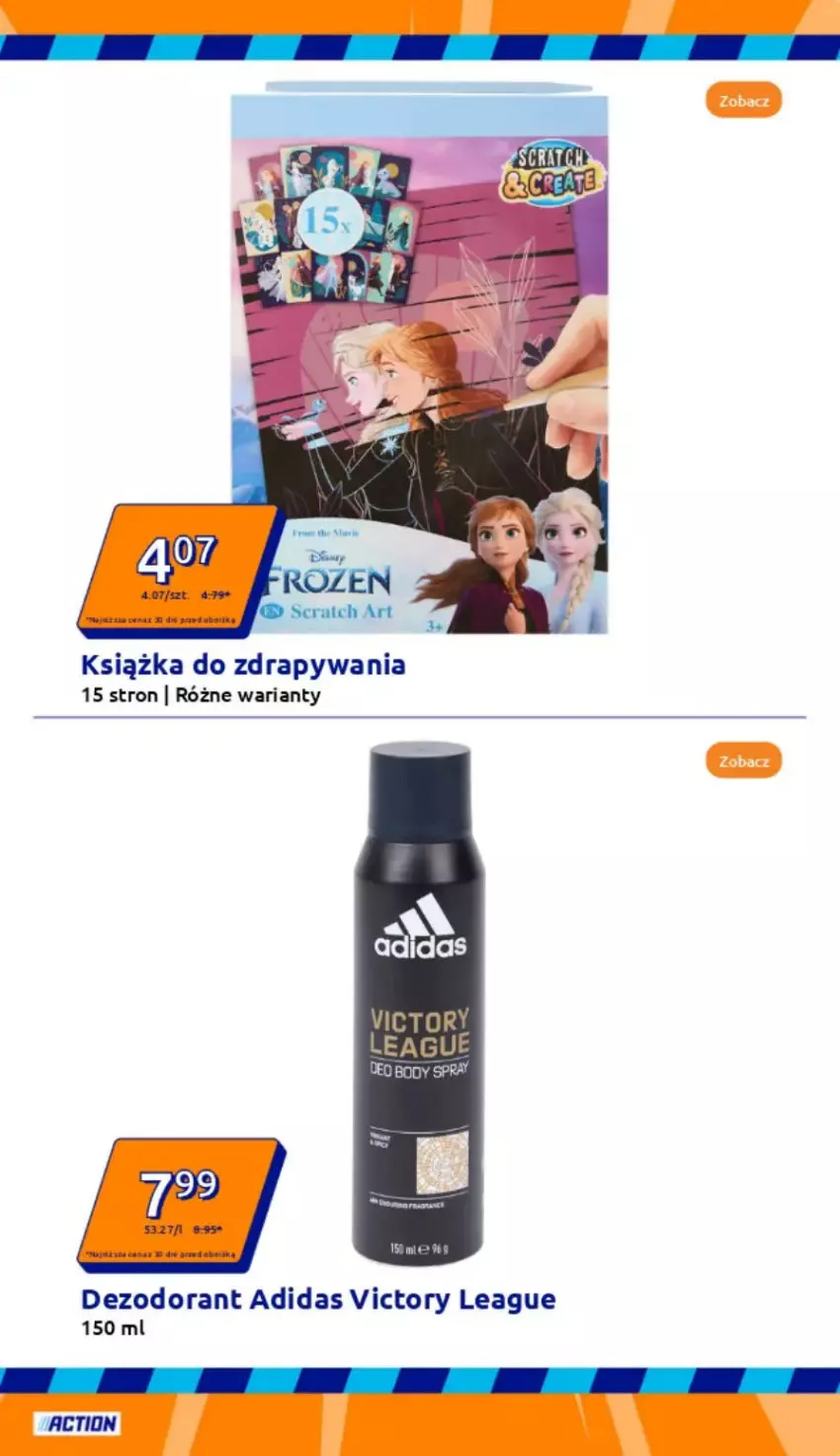 Gazetka promocyjna Action - ważna 30.04 do 06.05.2025 - strona 18 - produkty: Adidas, Body, Dezodorant, Fa, Książka