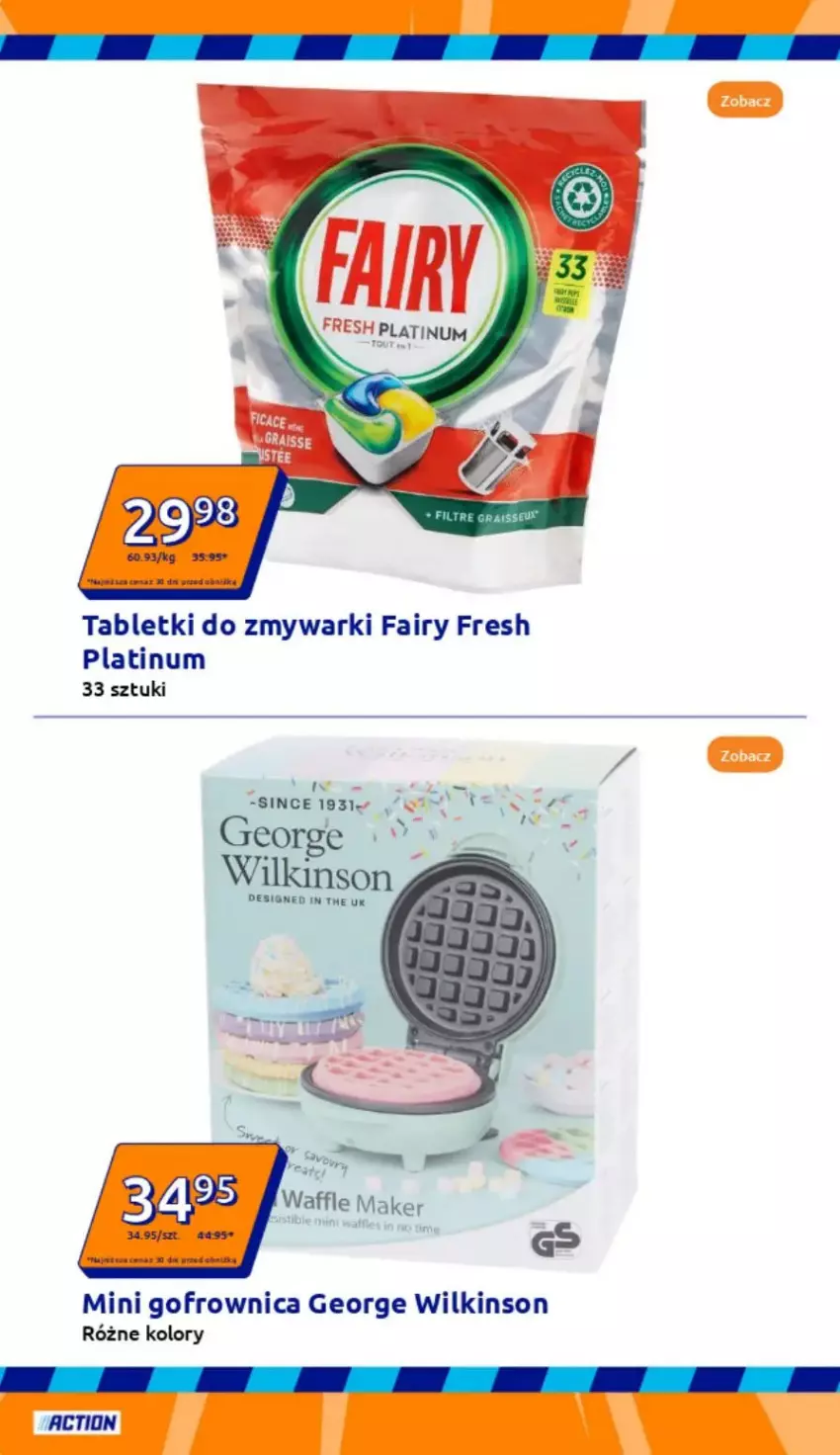 Gazetka promocyjna Action - ważna 30.04 do 06.05.2025 - strona 24 - produkty: Fa, Fairy, Gofrownica, Tablet, Tabletki do zmywarki, Zmywarki
