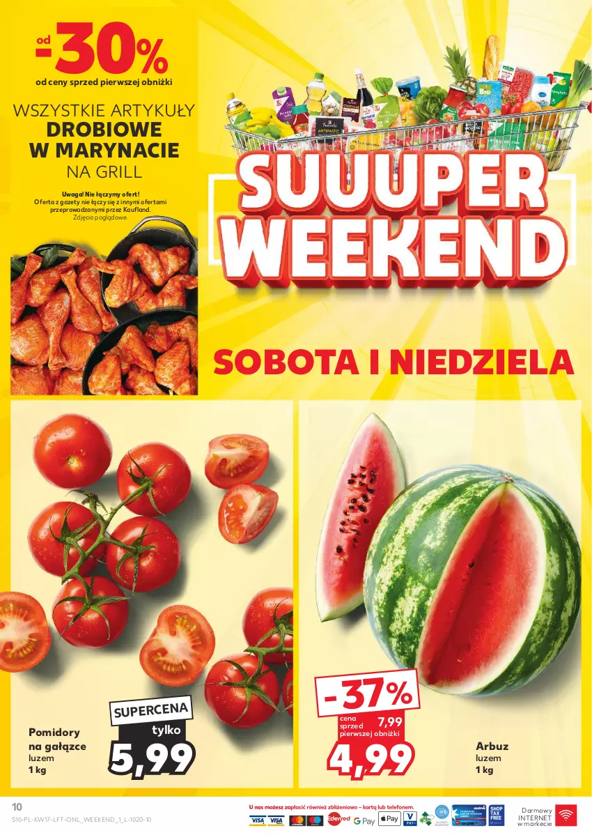 Gazetka promocyjna Kaufland - Gazetka tygodnia - ważna 25.04 do 30.04.2024 - strona 10 - produkty: Arbuz, Grill, Pomidory, Waga