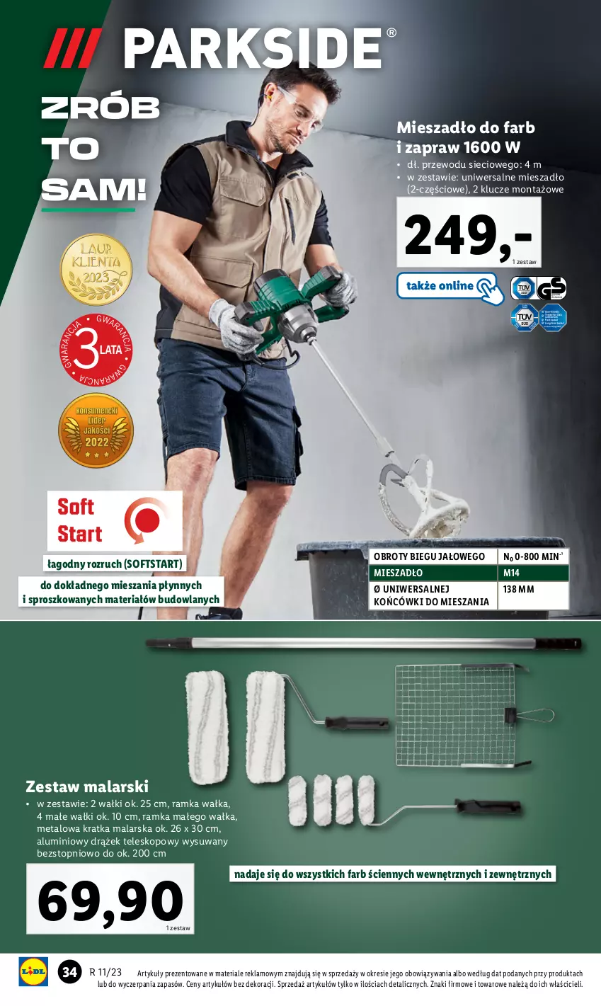 Gazetka promocyjna Lidl - GAZETKA - ważna 13.03 do 18.03.2023 - strona 38 - produkty: Fa, Mieszadło, Ramka, Teleskop, Top