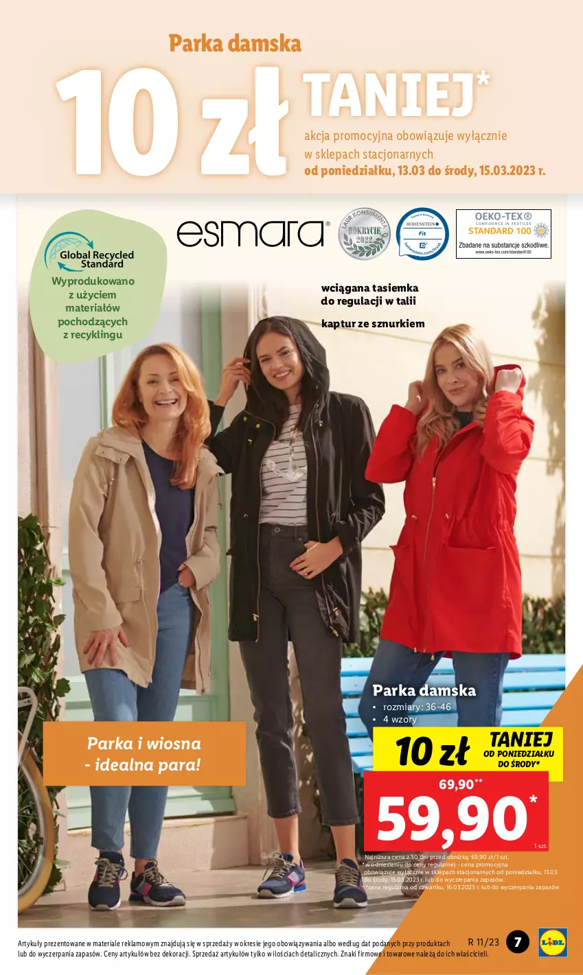 Gazetka promocyjna Lidl - GAZETKA - ważna 13.03 do 18.03.2023 - strona 9 - produkty: Control, Parka