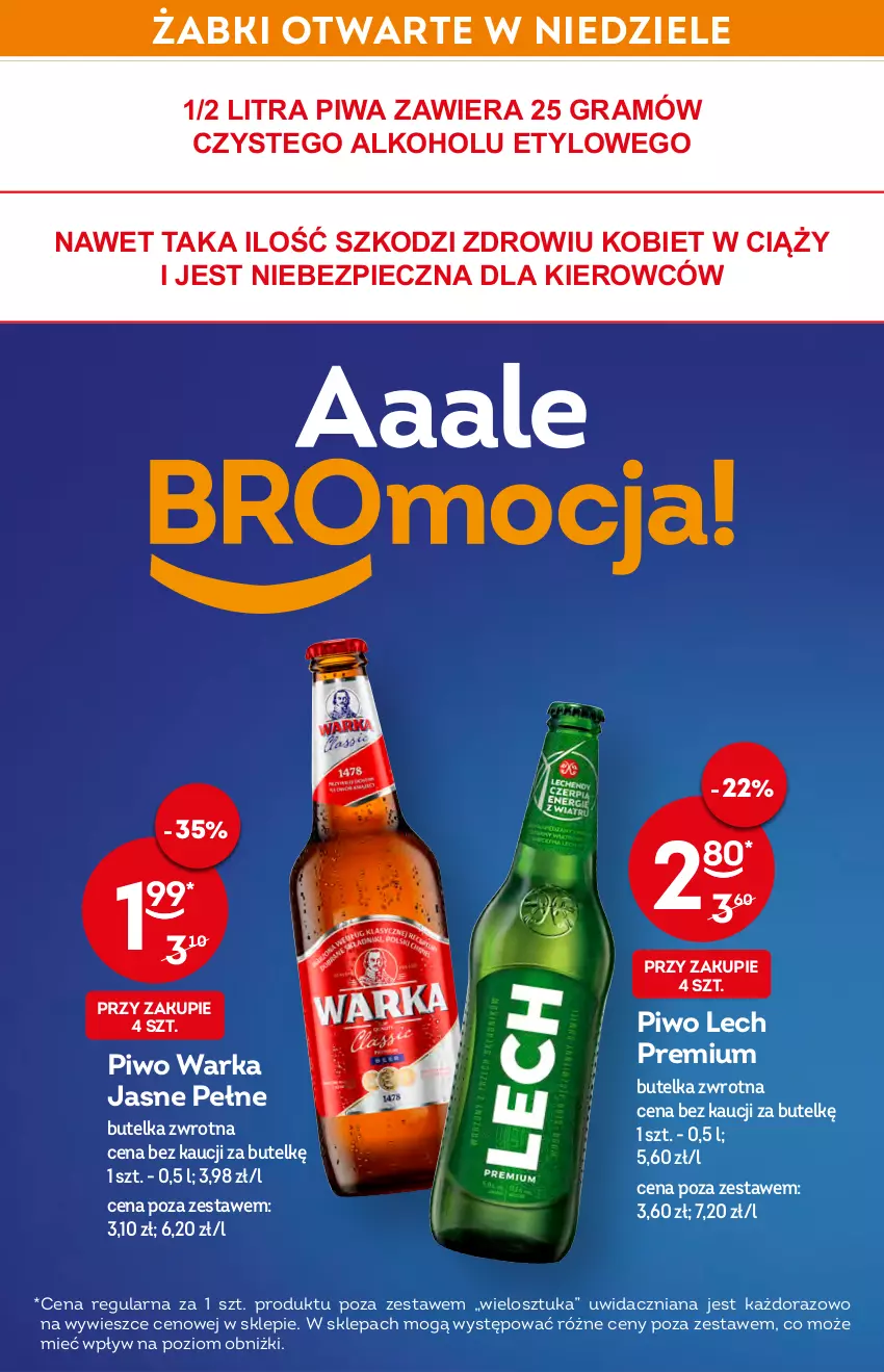 Gazetka promocyjna Żabka - ważna 02.03 do 08.03.2022 - strona 12 - produkty: Gra, Lech Premium, Piec, Piwa, Piwo, Warka