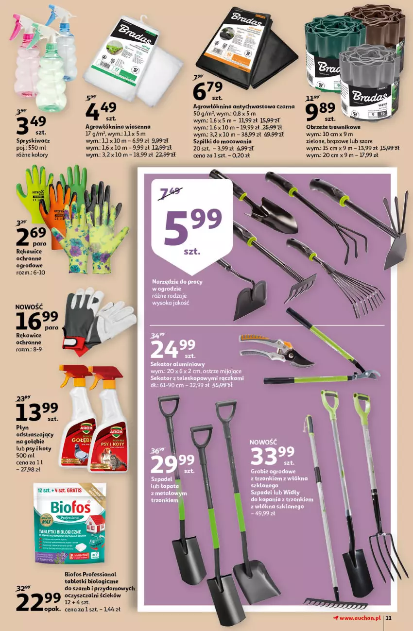 Gazetka promocyjna Auchan - Dzień dobry mój ogrodzie - ważna 18.03 do 28.03.2021 - strona 11 - produkty: Gra, Rękawice, Rękawice ochronne, Tablet