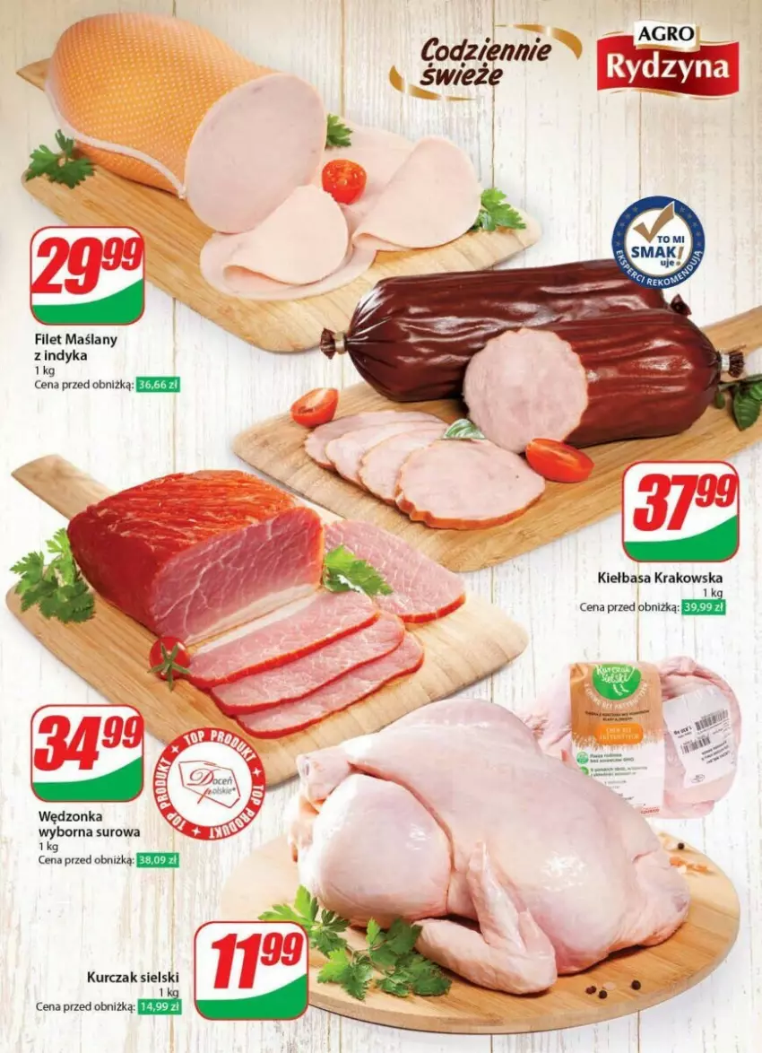 Gazetka promocyjna Dino - ważna 31.01 do 06.02.2024 - strona 20 - produkty: Kiełbasa, Kiełbasa krakowska, Kurczak