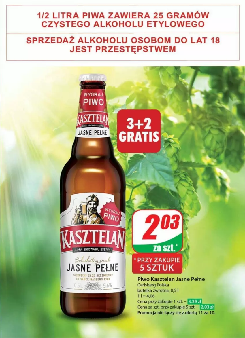 Gazetka promocyjna Dino - ważna 31.01 do 06.02.2024 - strona 33 - produkty: Carlsberg, Gra, Kasztelan, Piwa, Piwo