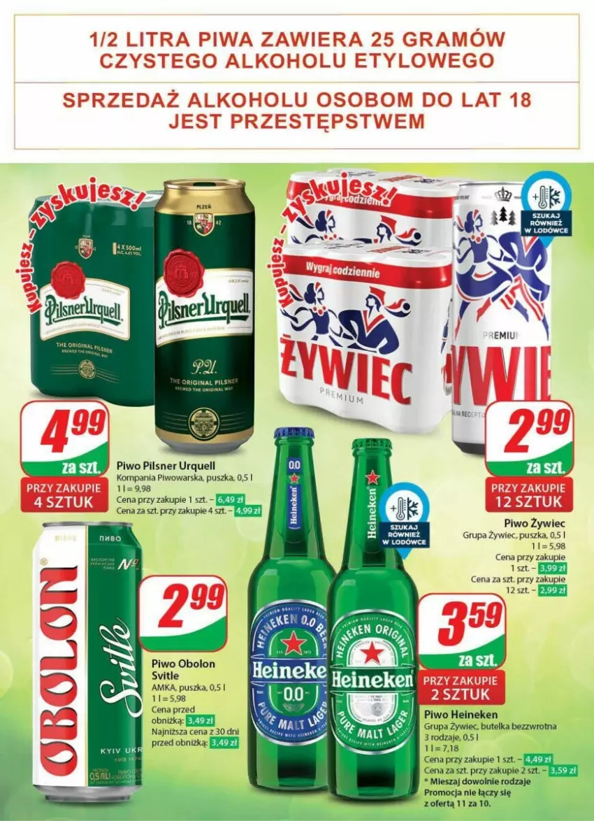 Gazetka promocyjna Dino - ważna 31.01 do 06.02.2024 - strona 35 - produkty: Heineken, Pilsner Urquell, Piwo